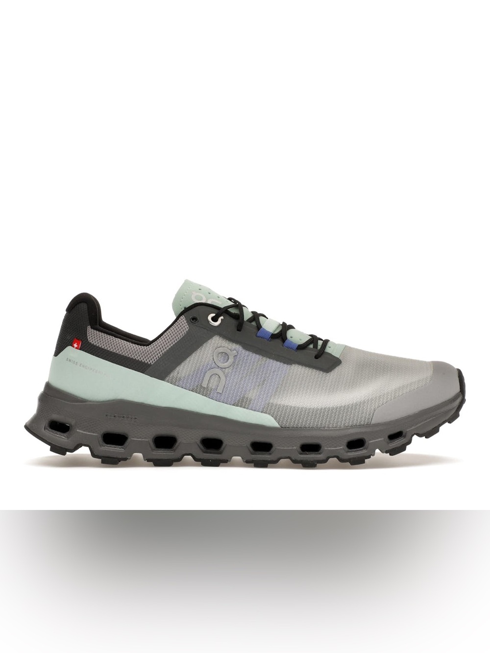 On Running Cloudvista Men's Trail Shoe - Mint, Gray, Black
